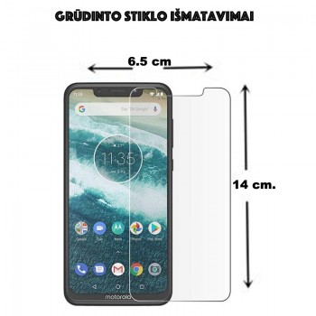 Apsauginis stikliukas telefonui (MOTOROLA MOTO ONE) Apsauginis stikliukas telefonui (MOTOROLA MOTO ONE)